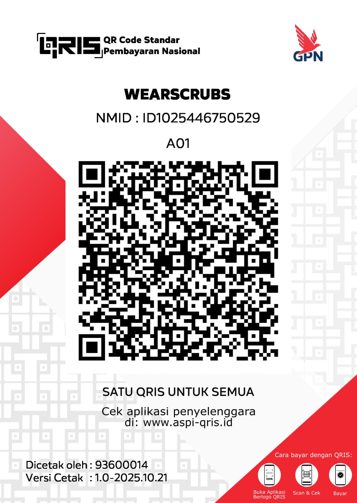 Wearscrubs QRIS